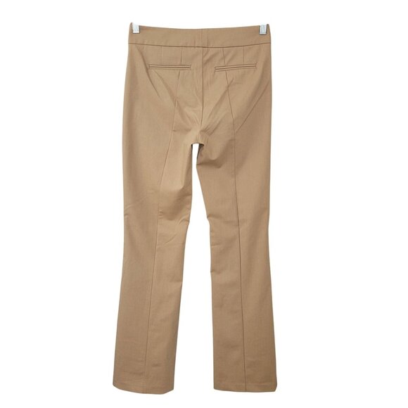 Ecru Lafayette Flare Leg Trousers Womens Size 4 Camel Career NWT - Picture 2 of 7